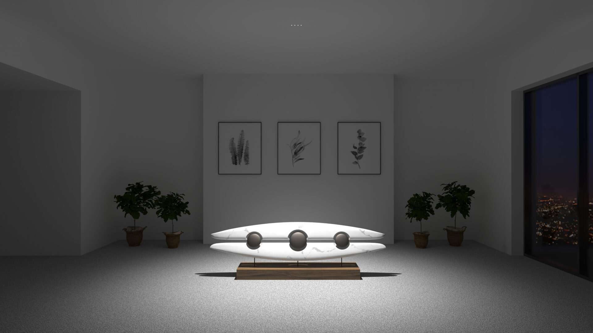 Perdu Quality of Light Sculpture 4x