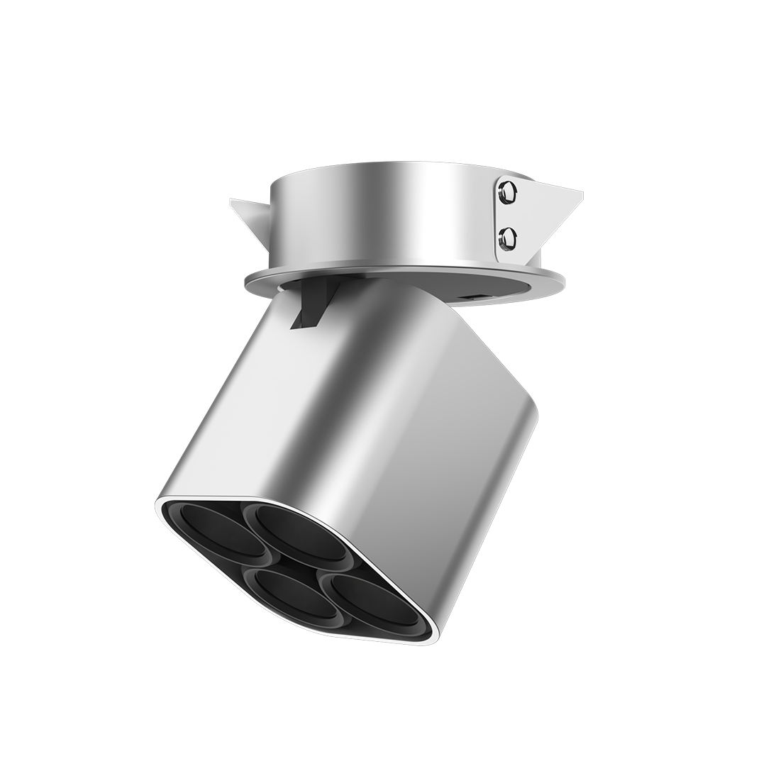 Magnus Semi-Recessed Square Superspot 4X